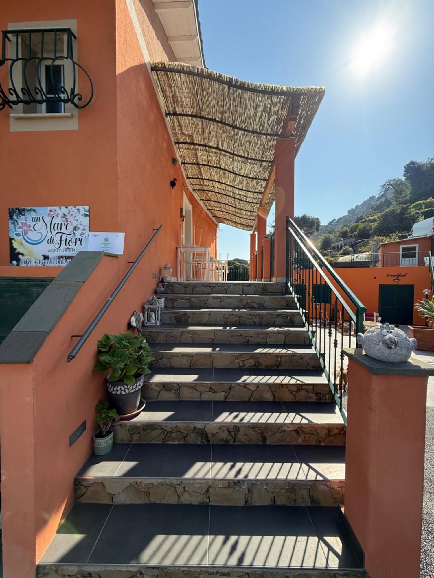 Agriturismo Un Mare Di Fiori Ventimiglia Bagian luar foto